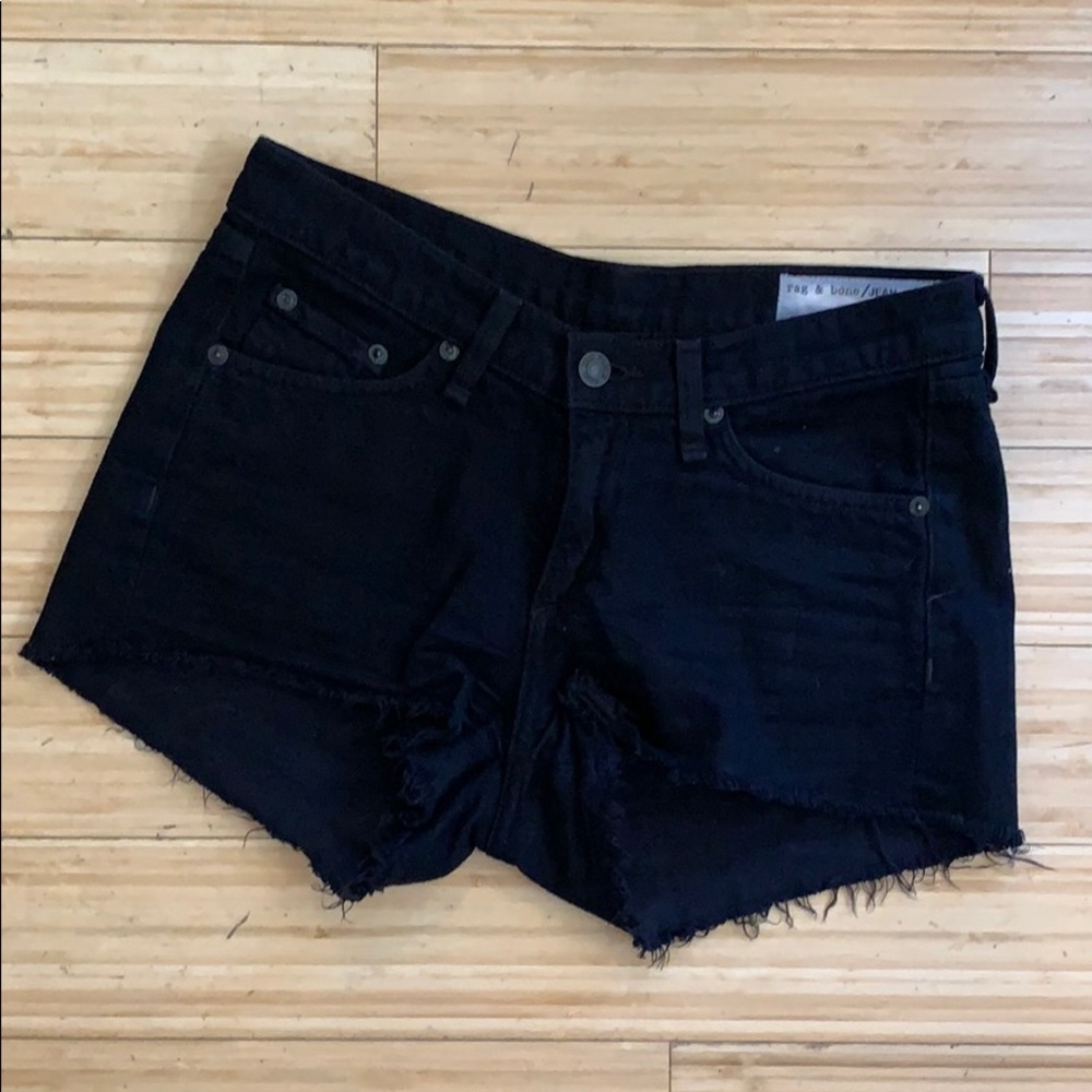 RAG & BONE - Black Jean Shorts